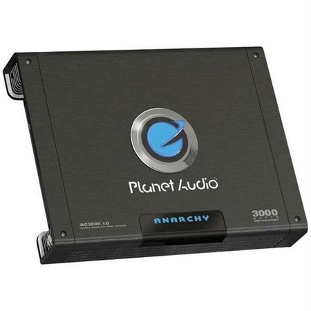 PLANET AUDIO Planet Audio Ac3000.1D Anarchy Class D Mono Amplifier - 3000W Max; 1000W X 1 @ 4 Ohm; 1500W X 1 @ 2 AC3000.1D